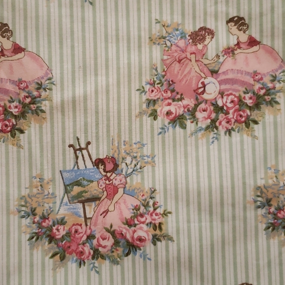 Handmade reversible bag Victorian inspired - Picture 2 of 3